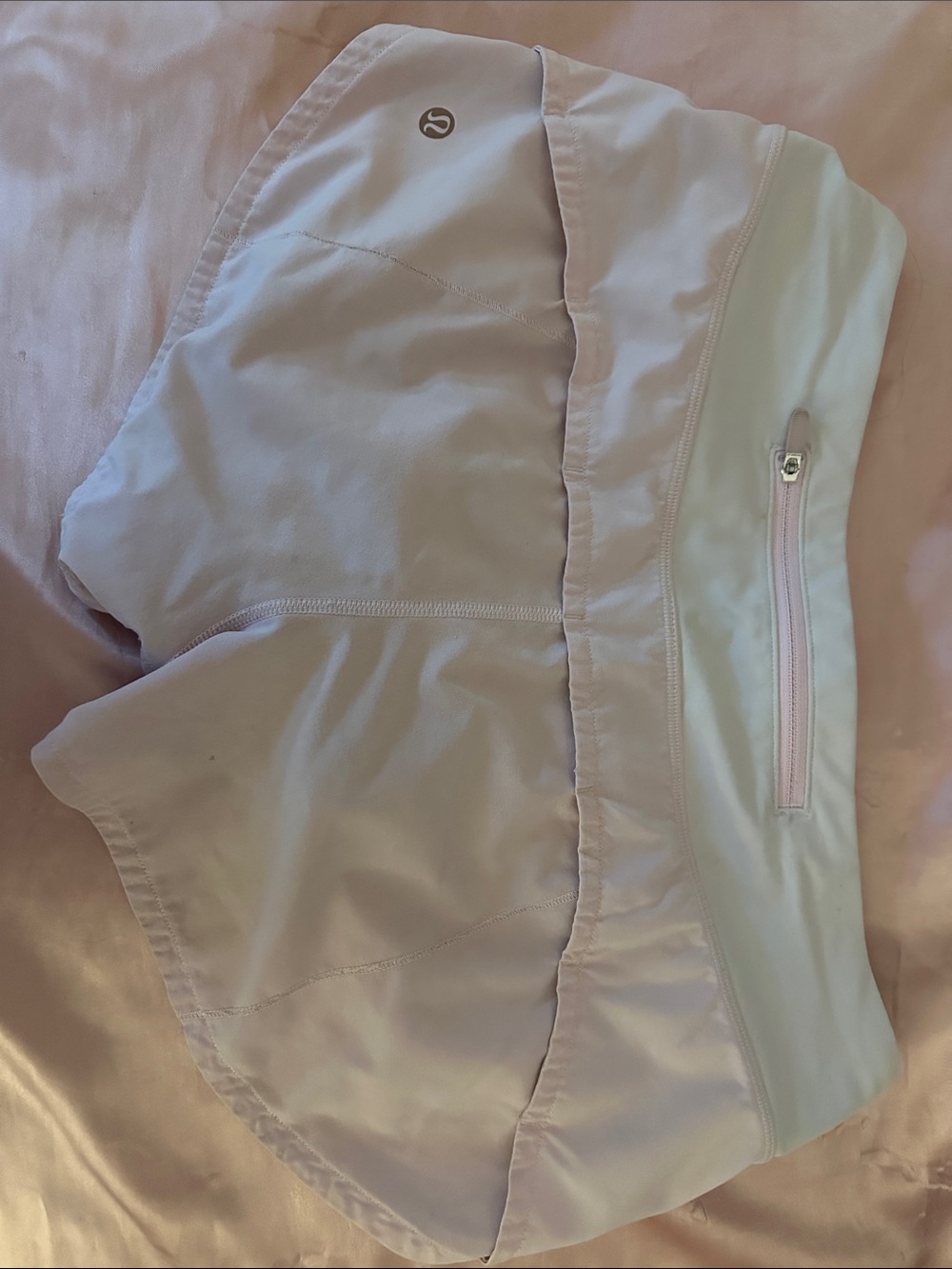 lululemon athletica light pink athletic shorts